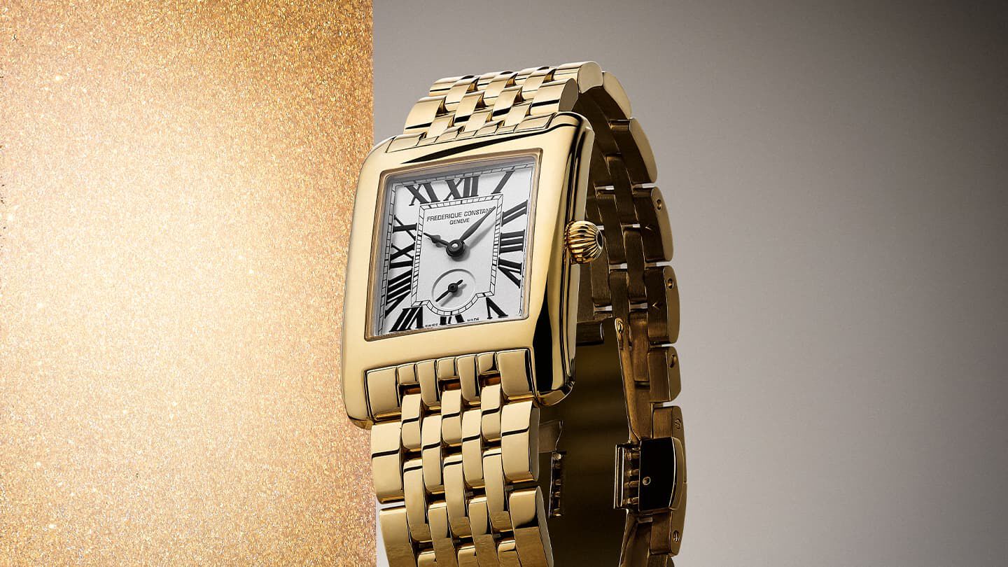 Women's Classics Carr&eacute;e Small Seconds watch featuring model FC-235S2C5B