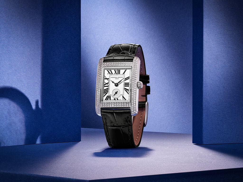 Women's classics watch featuring Carrée Small Seconds model FC-235S2CD6
